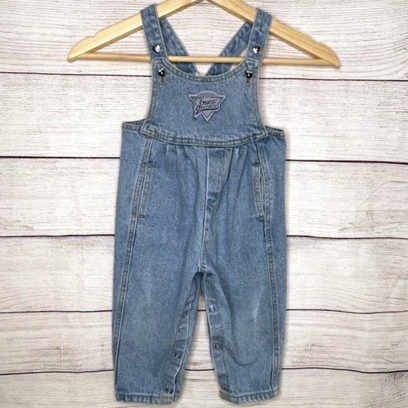 Guess One Pieces Vintage Guess Baby Denim Overalls 24 Months Poshmark